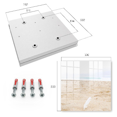 Schlüsselbox für die Wand mit Motiv Entspannung am Strand