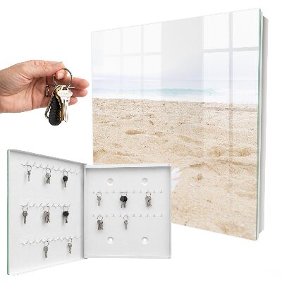 Schlüsselbox für die Wand mit Motiv Entspannung am Strand