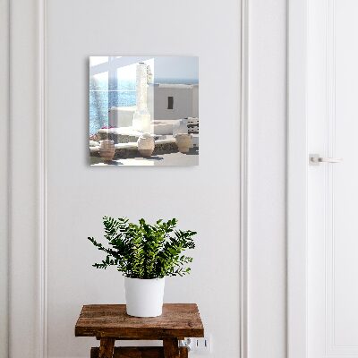 Schlüsselbox zur Wandmontage mit Motiv griechische Häuser am Meer