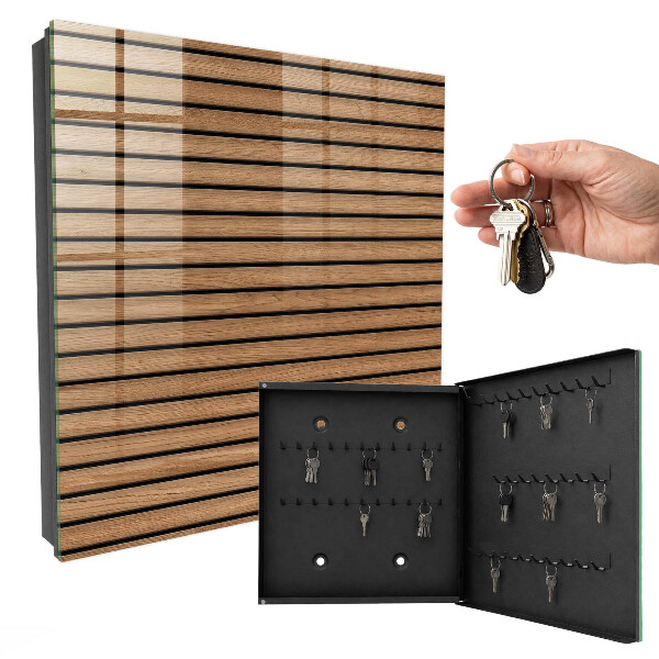 Schlüsselkasten aus Holzpaneelen