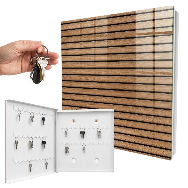 Schlüsselkasten aus Holzpaneelen