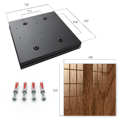 Schlüsselbox aus Holzfäden