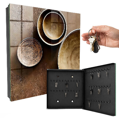 Schlüsselkasten braunes Set