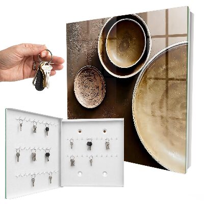 Schlüsselkasten braunes Set