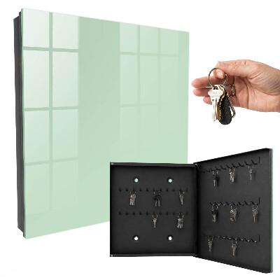 Schlüsselbox für die Wand in Mintgrün