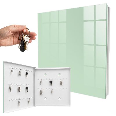 Schlüsselbox für die Wand in Mintgrün