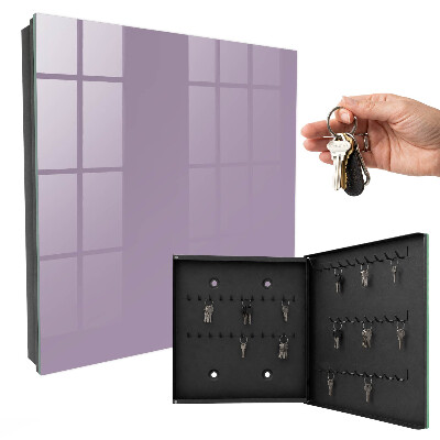 Schlüsselbox für die Wand in der Farbe Lila Flieder