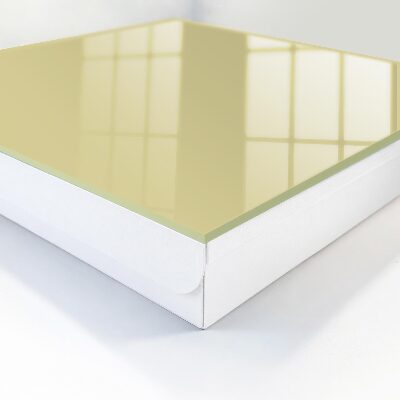 Schlüsselbox für die Wand in Pastellgelb