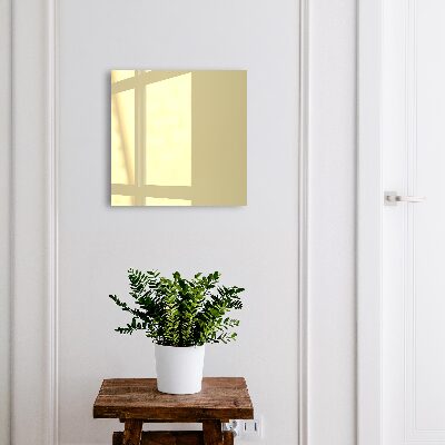 Schlüsselbox für die Wand in Pastellgelb
