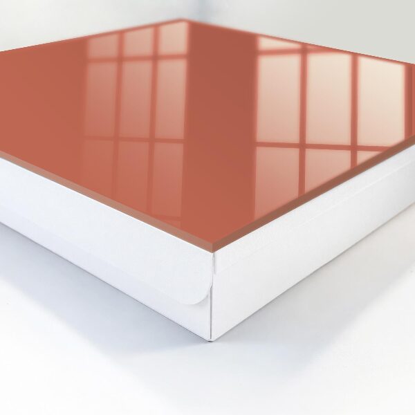 Schlüsselbox für die Wandmontage in Ziegelfarbe