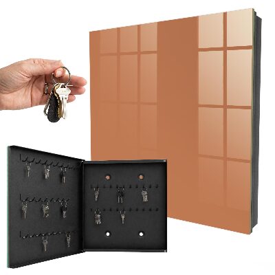Schlüsselkasten in mattem Orange