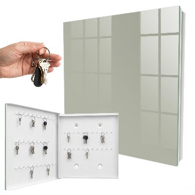 Schlüsselbox für die Wand in Neutralgrau