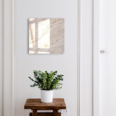 Schlüsselbox in grauem Marmor-Design