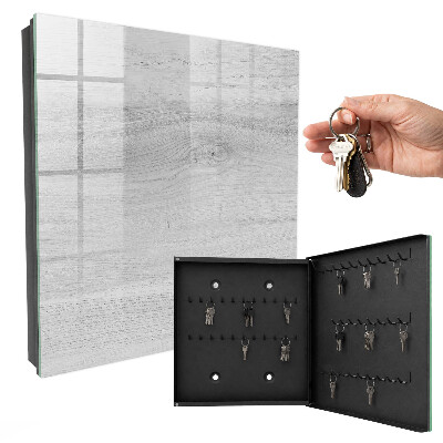 Schlüsselbox für die Wand in Holzmuster-Optik