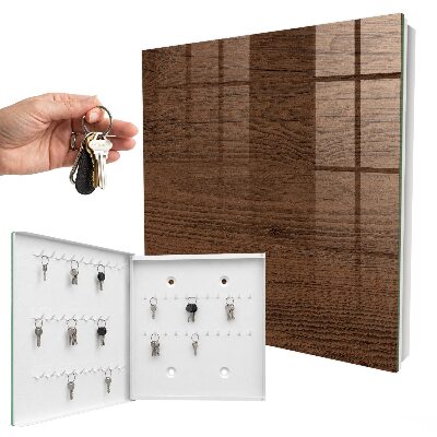 Schlüsselbox mit Holzstruktur