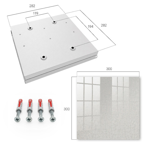 Schlüsselbox für die Wand in natürlicher Optik