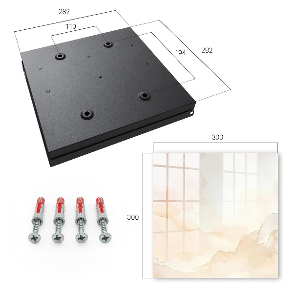 Schlüsselkasten mit Motiv Helle Landschaft