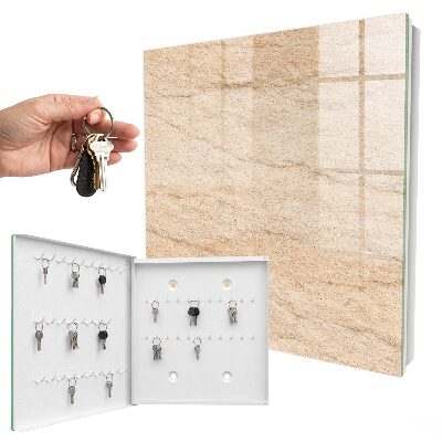 Schlüsselbox für die Wand in Steintextur