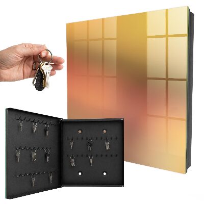 Schlüsselbox mit warmem Farbverlauf