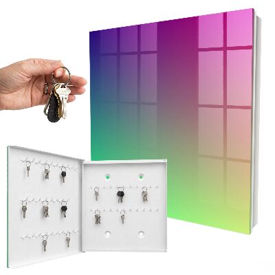Schlüsselbox für die Wand mit Farbverlauf