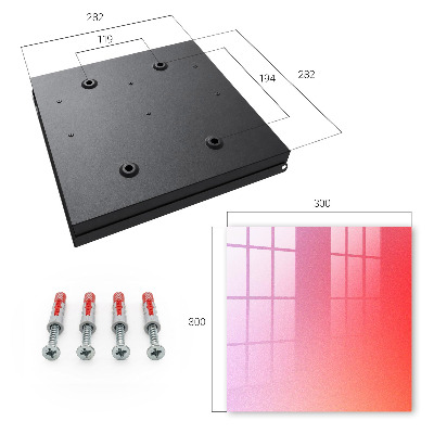 Schlüsselkasten mit Motiv Bunter Nebel