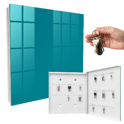 Schlüsselkasten in der Farbe kühles Türkis