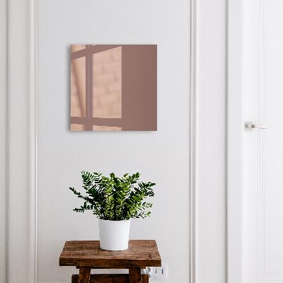Schlüsselbox für die Wand in Pastellbraun