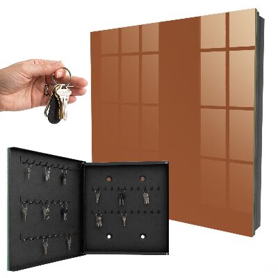 Schlüsselbox in Dunkelorange