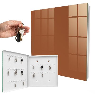 Schlüsselbox in Dunkelorange