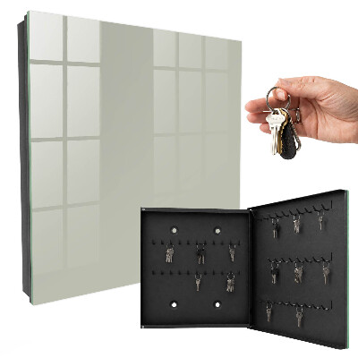 Schlüsselbox für die Wand in warmem Grau