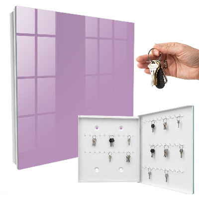 Schlüsselbox für die Wand in Hellviolett