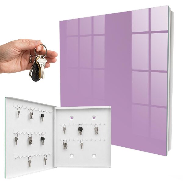 Schlüsselbox für die Wand in Hellviolett