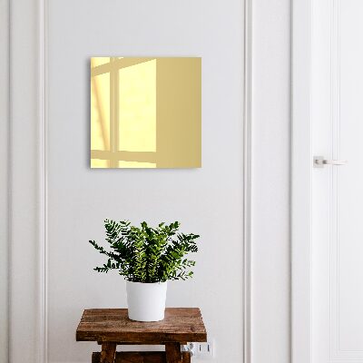 Schlüsselbox für die Wand in Pastellgelb