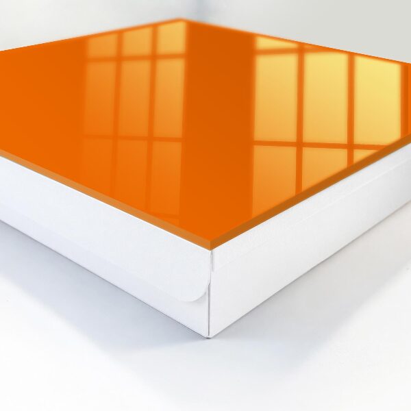 Schlüsselbox zur Wandmontage in kräftigem Orange