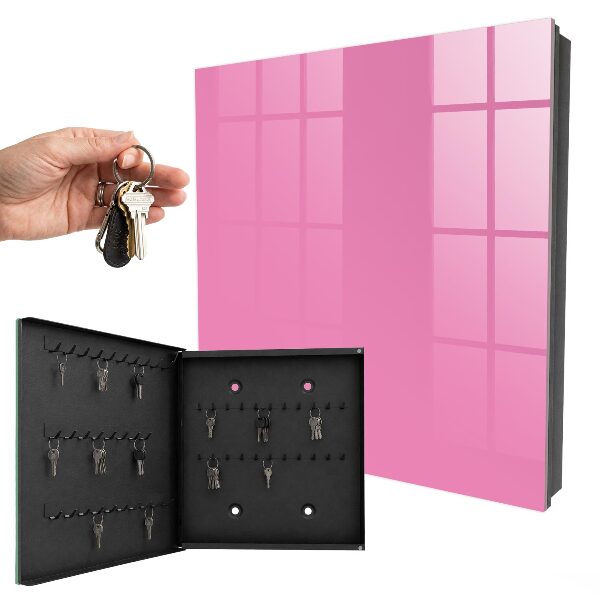 Schlüsselbox in kühlem Rosa