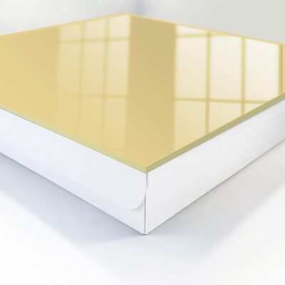Schlüsselbox in Beige-Gelb