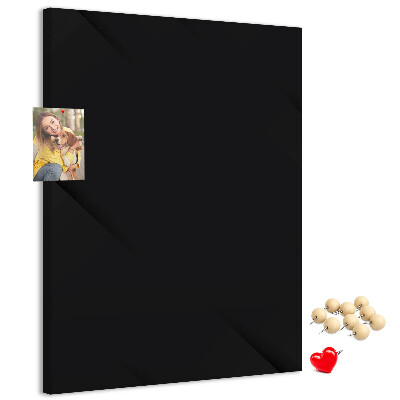 Pinnwand schwarze Tafel im minimalistischen Design