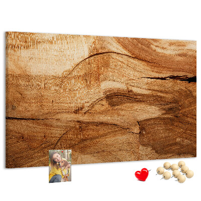 Bilder mit Korkrückwand mit natürlicher Holzmaserung in warmen Farbtönen