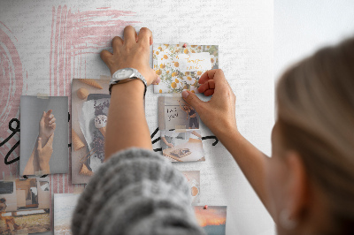 Kork-Pinnwand für kreative Gestaltung und Kunst