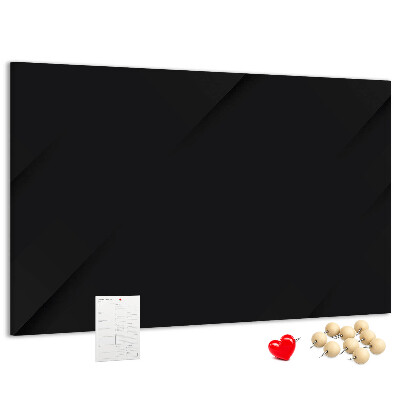 Korktafel schwarze Ausführung mit farbigen Stecknadeln