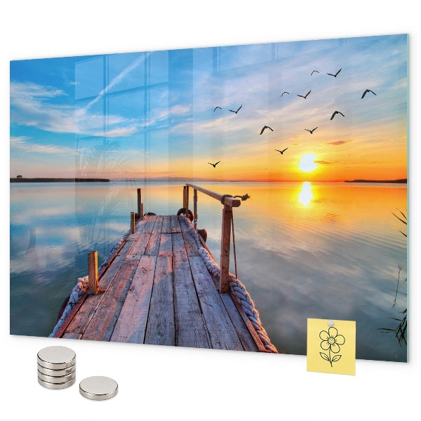 Magnetwand Pier am See