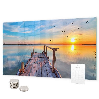 Magnetwand Pier am See
