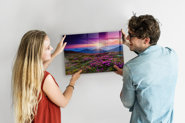 Magnettafel Sunrise Flowers