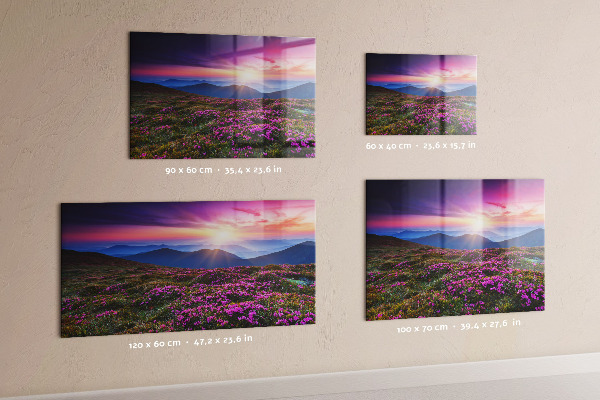 Magnettafel Sunrise Flowers
