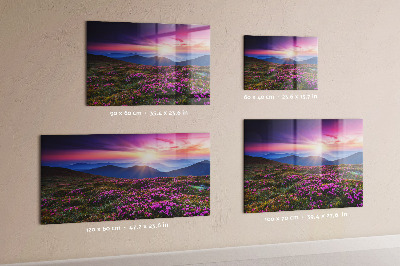 Magnettafel Sunrise Flowers