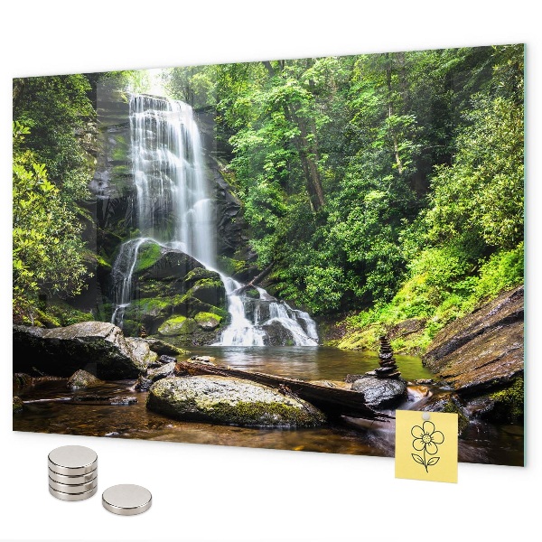 Magnetwand Waldwasserfall