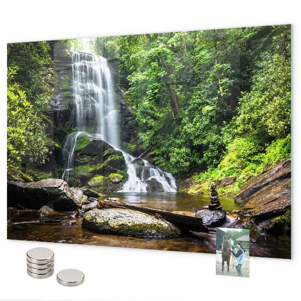 Magnetwand Waldwasserfall