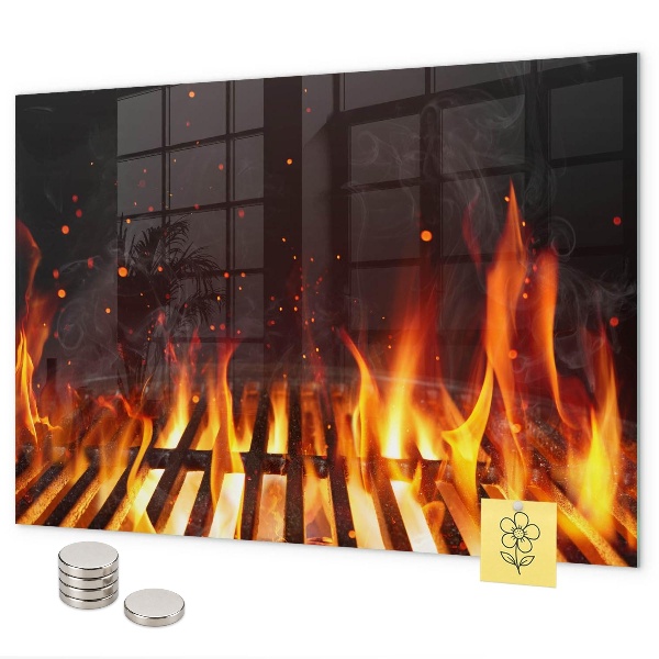 Magnettafel Grill
