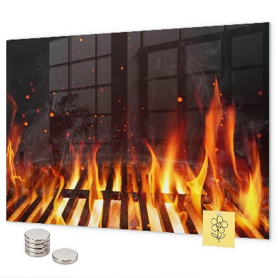 Magnettafel Grill