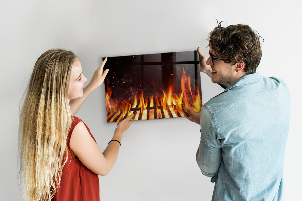 Magnettafel Grill